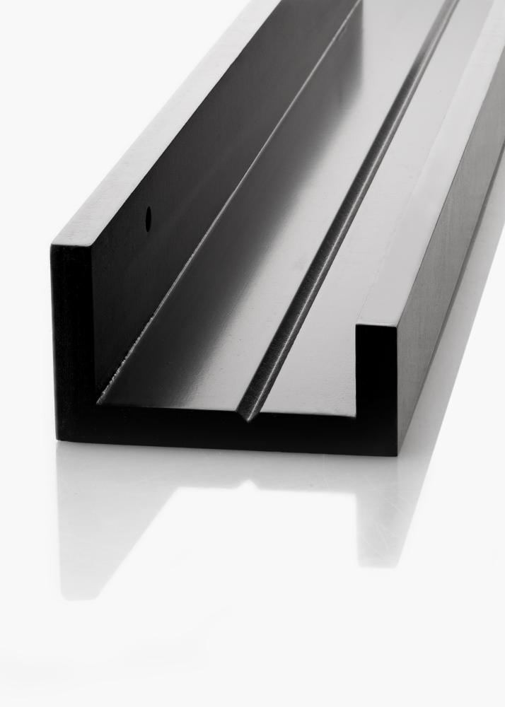 KAILA Paveikslų lentyna Juoda 60 cm