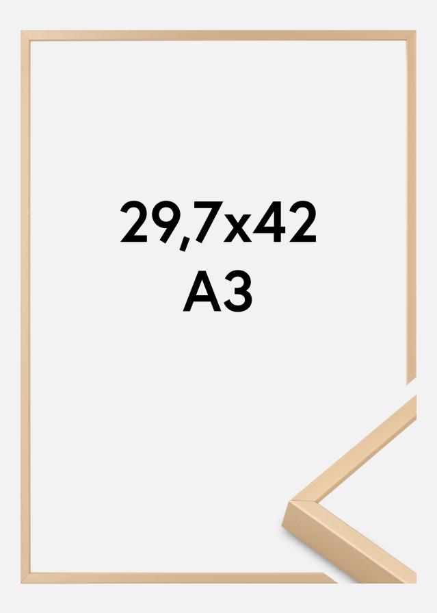 Aliuminio rėmelis Akrilo stiklas Žalvaris 29,7x42 cm (A3)