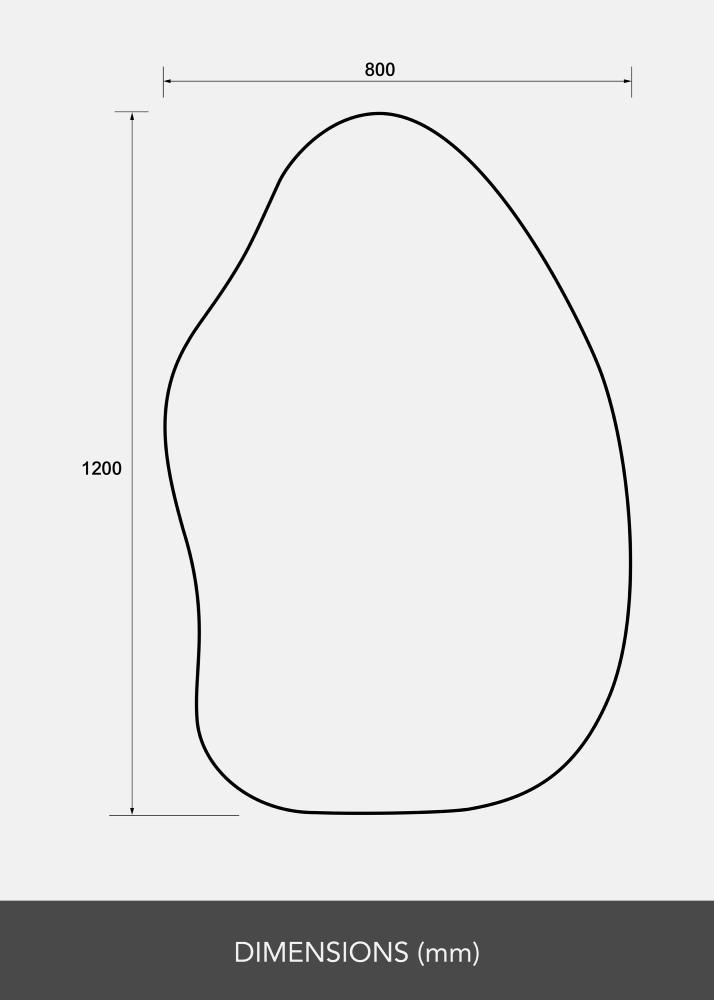Veidrodis Perspective 80x120 cm