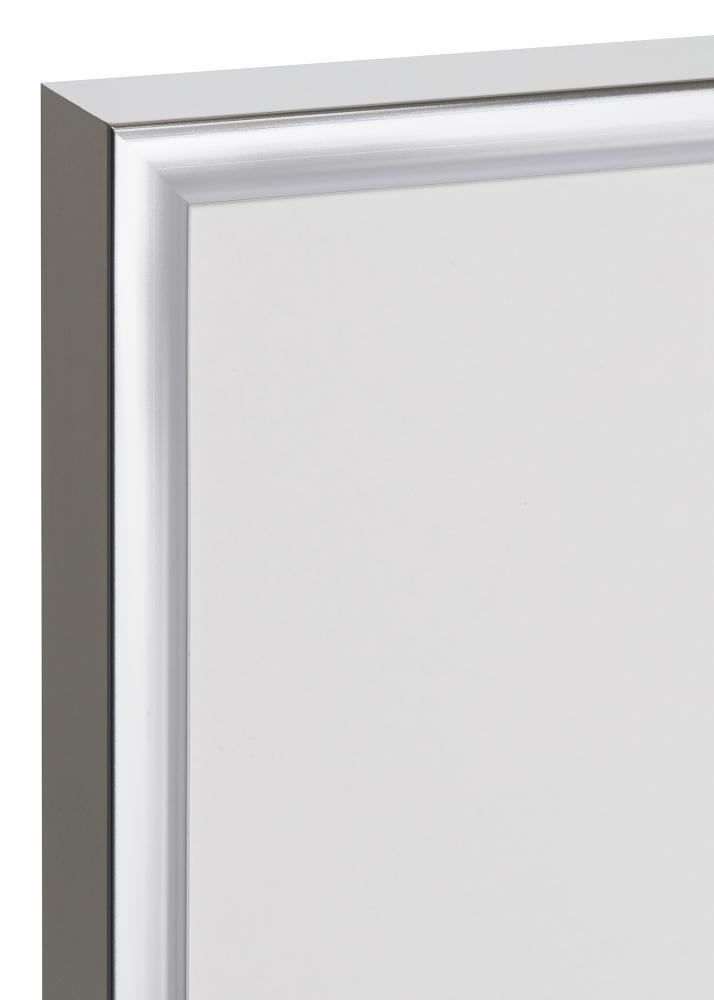 Rėmas Įrašai Frame Aluminum Sidabras 70x100 cm - Paspartu Juodas