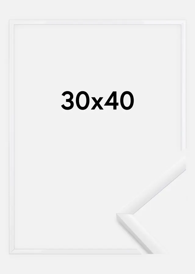 Rėmas New Lifestyle Akrilo stiklas Baltas 30x40 cm