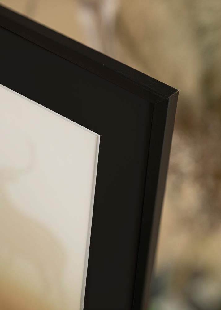 Rėmas Edsbyn Juodas 40x40 cm - Paspartu Juodas 10x10 inches (25,4x25,4 cm)