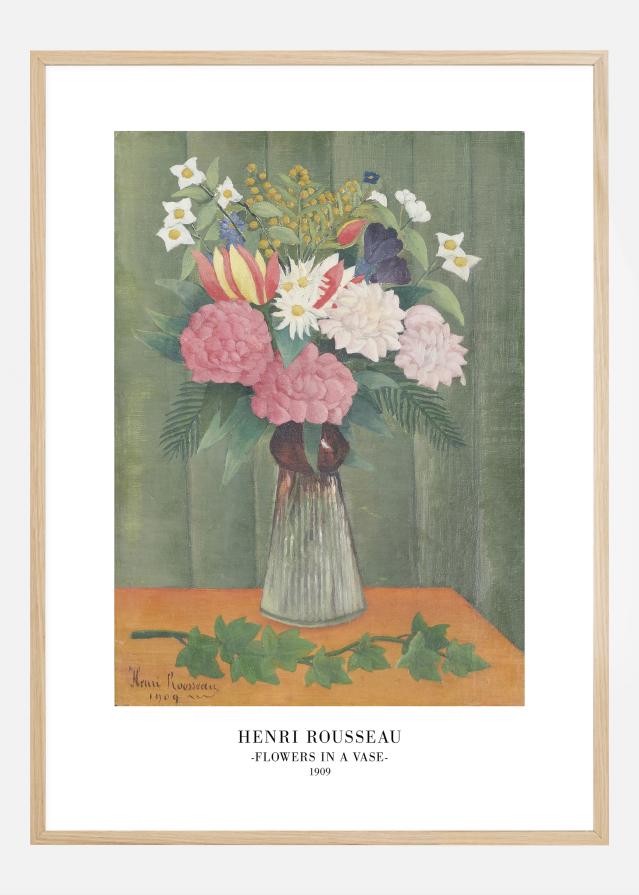 Henri Rousseau - Flowers In a Vase Įrašai