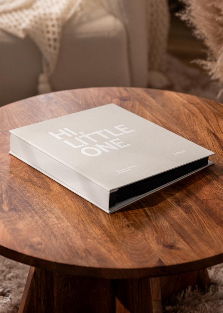 KAILA Nuotraukų albumas HI LITTLE ONE Pilka - 600 nuotraukų 10x15 cm