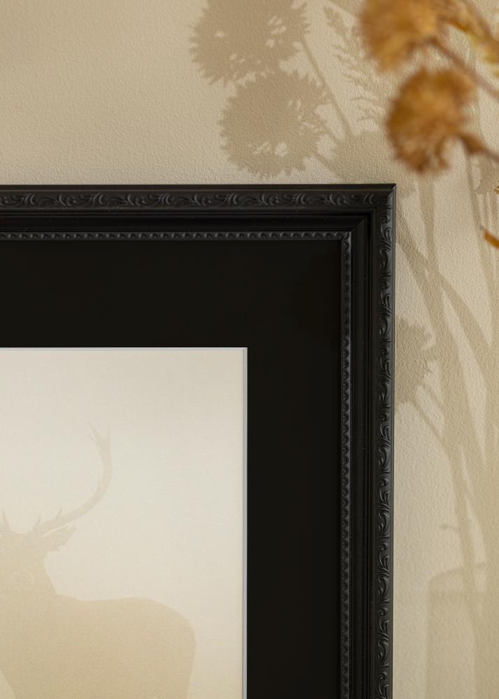 Rėmas Abisko Juodas 30x40 cm - Paspartu Juodas 18x27 cm