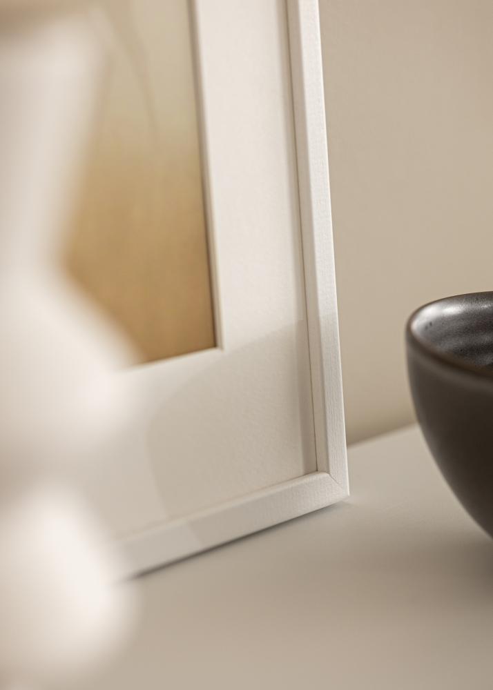 Rėmas Kaspar Baltas 50x70 cm - Paspartu Baltas 16x24 inches