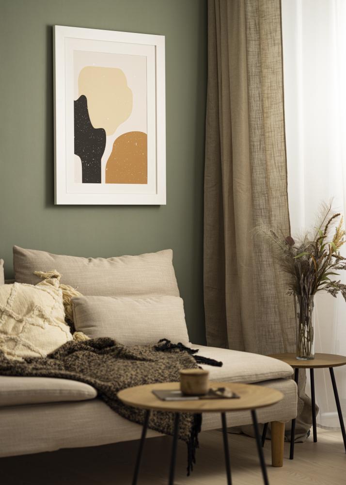 Härjedalen Baltas 85x115 cm - Paspartu Baltas 70x100 cm