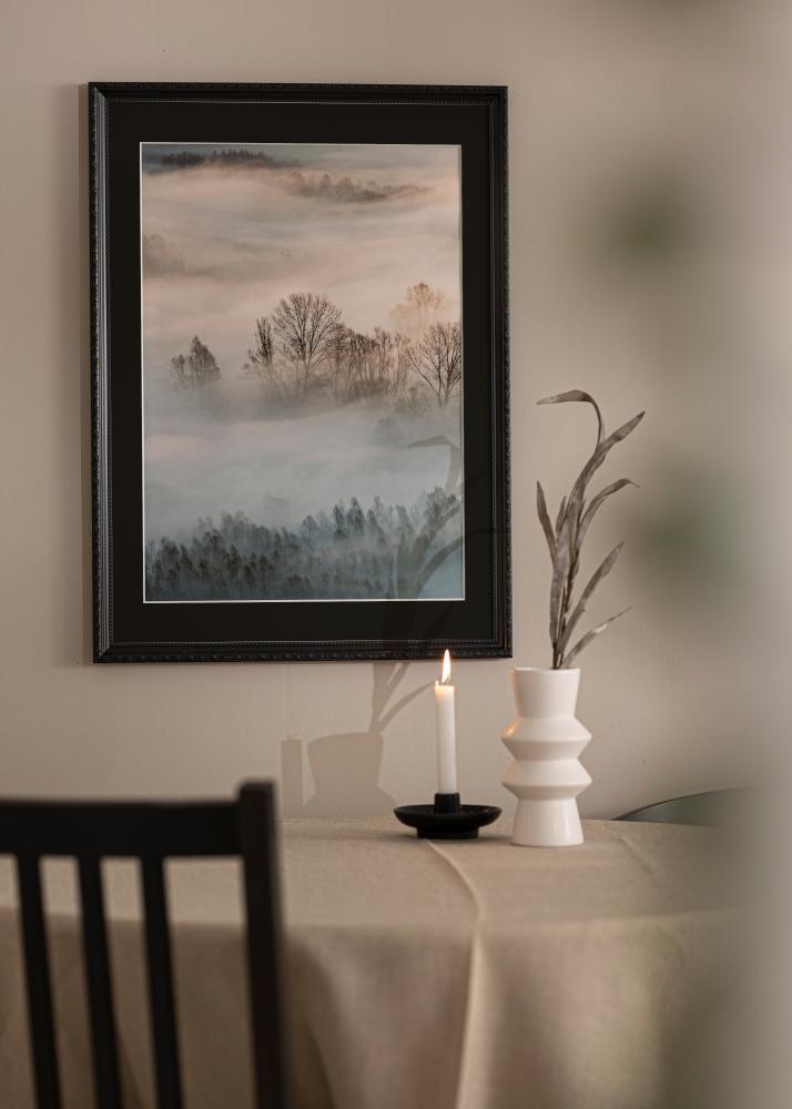 Rėmas Abisko Juodas 30x40 cm - Paspartu Juodas 18x27 cm