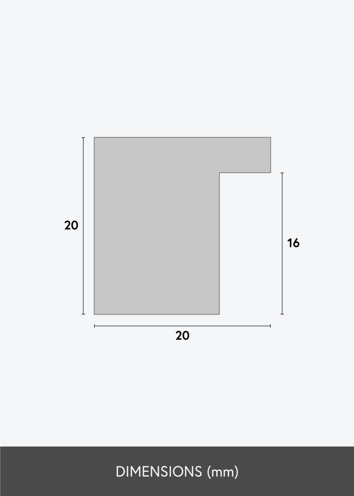 Rėmas Devon Juodas - Bet kokio Dydžio