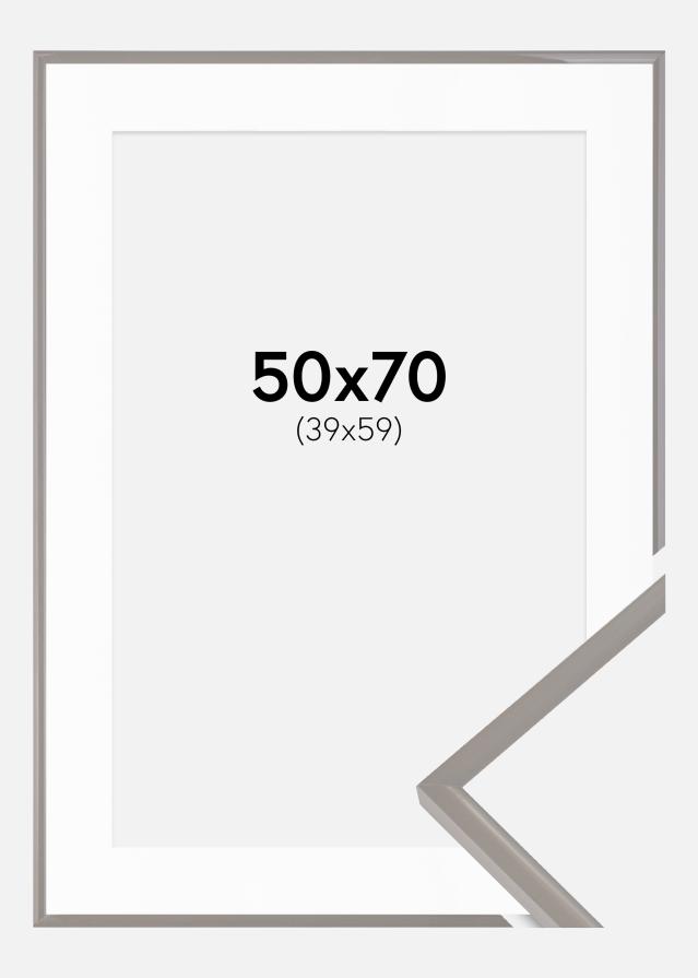 Rėmas New Lifestyle Earth Grey 50x70 cm - Paspartu Baltas 40x60 cm