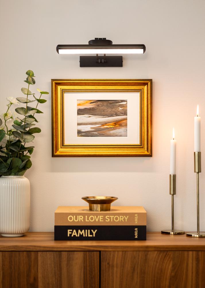 KAILA Gleam Baterijomis Maitinamas paveikslų apšvietimas 32 cm - Juodas