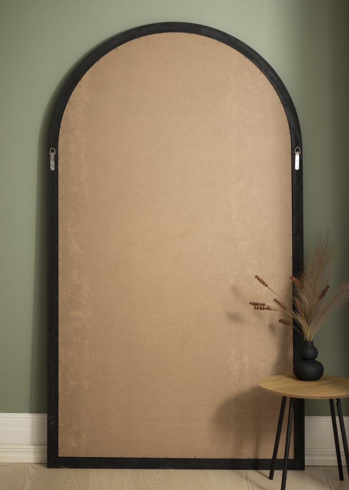 Veidrodis Window pušis Dome Juodas 103x180 cm