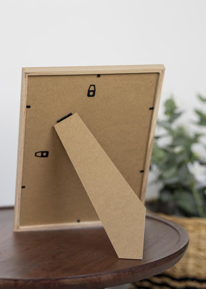 Rėmas siauras ąžuolas akrilo stiklas 18x18 cm