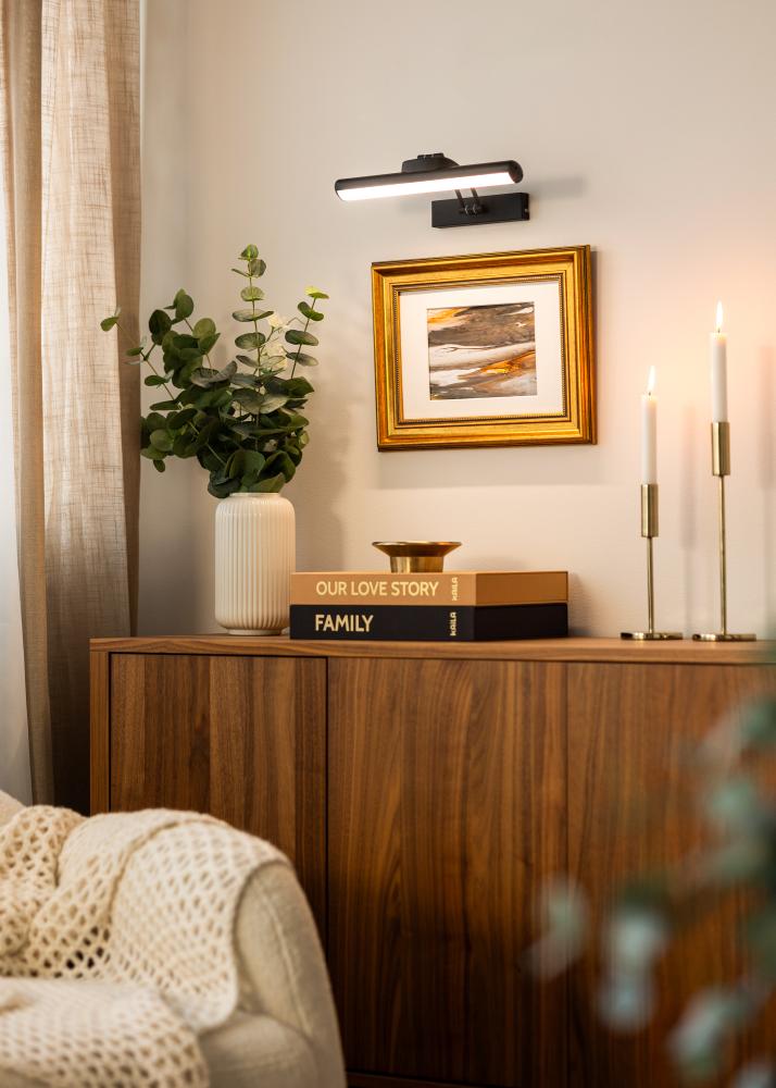 KAILA Gleam Baterijomis Maitinamas paveikslų apšvietimas 32 cm - Juodas