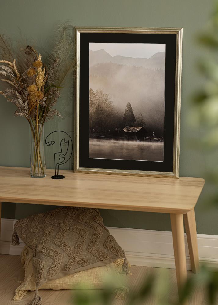 Rėmas Västkusten Sidabras 70x100 cm - Paspartu Juodas 62x93 cm