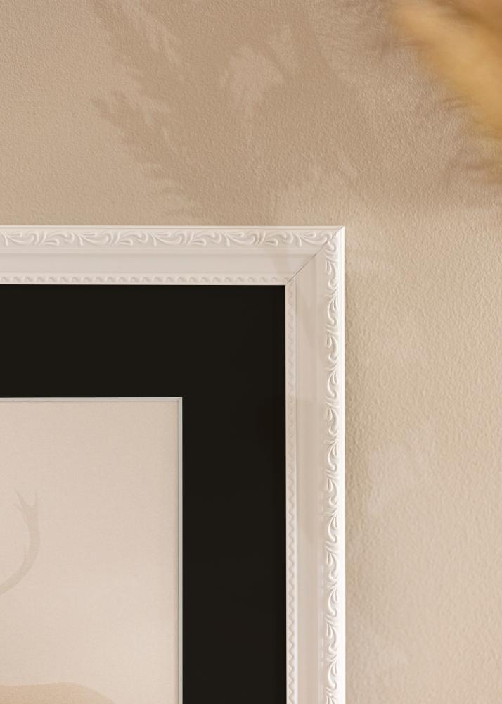 Rėmas Abisko Baltas 24x30 cm - Paspartu Juodas 18x24 cm