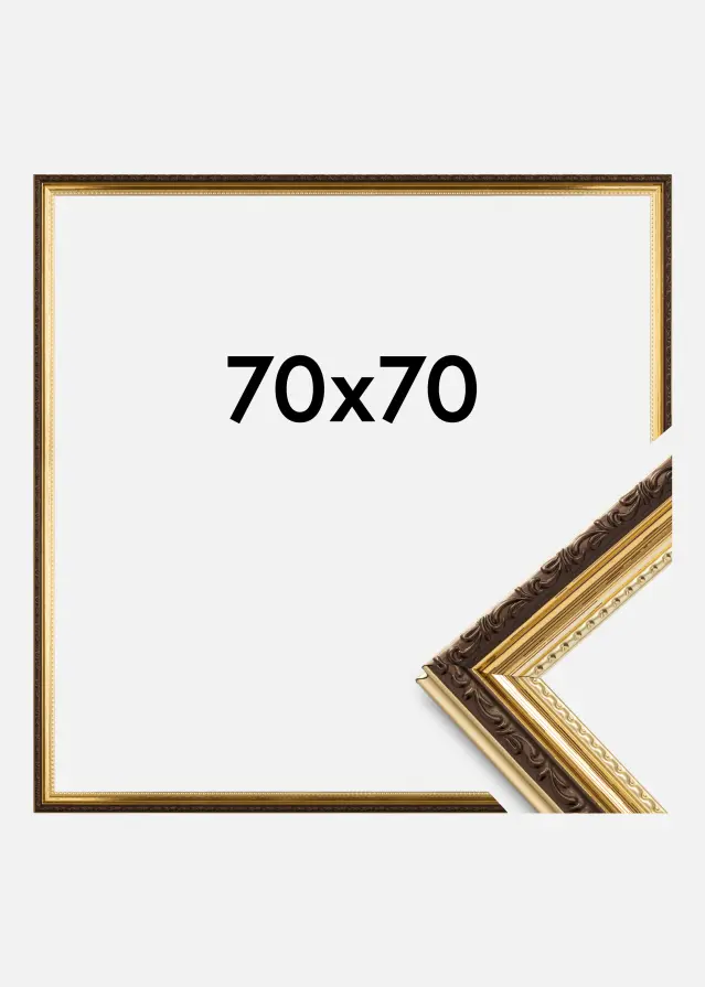 Rėmas Abisko Akrilo stiklas Auksas 70x70 cm