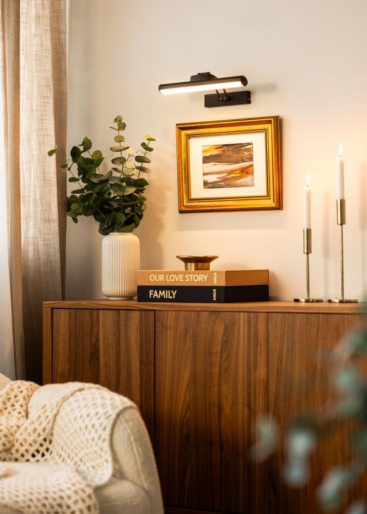 KAILA Gleam Baterijomis Maitinamas paveikslų apšvietimas 32 cm - Juodas