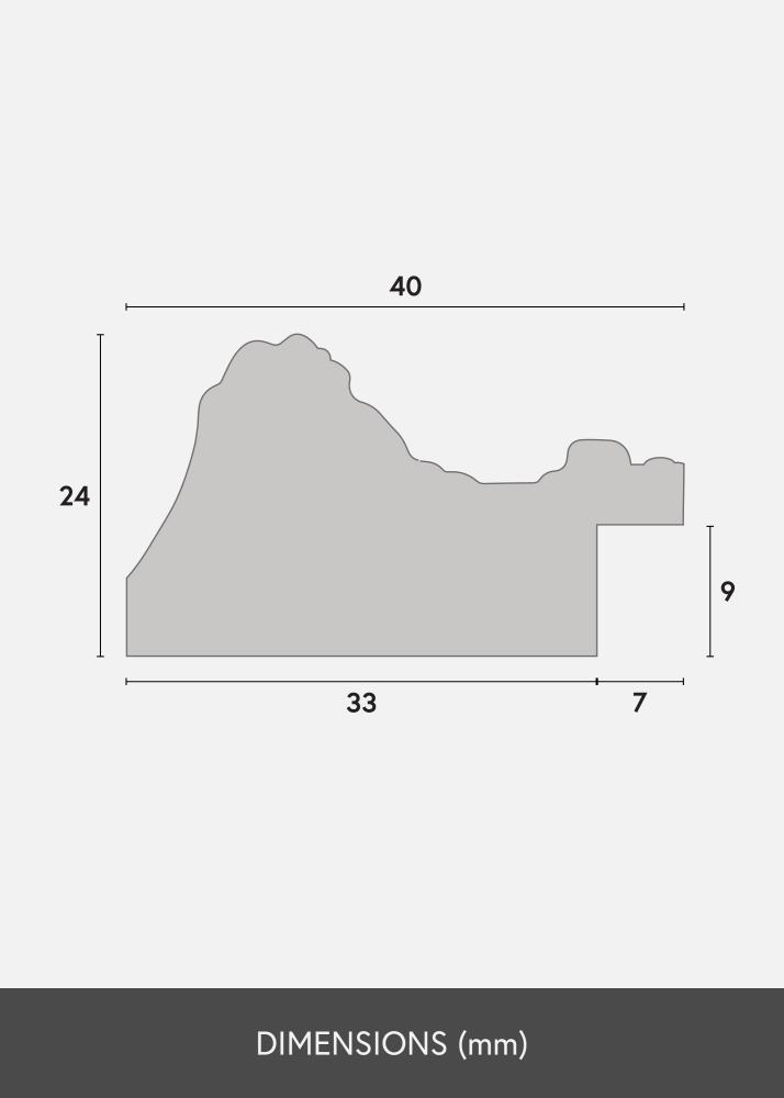 Rėmas Ornate Akrilo stiklas Auksas 60x80 cm