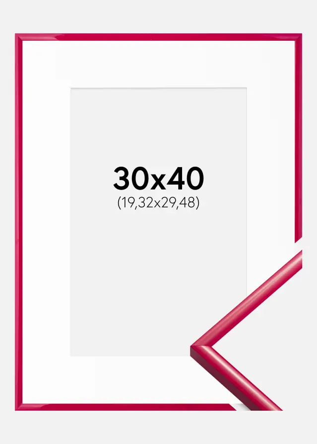 Rėmas New Lifestyle Rose 30x40 cm - Paspartu Baltas 8x12 inches