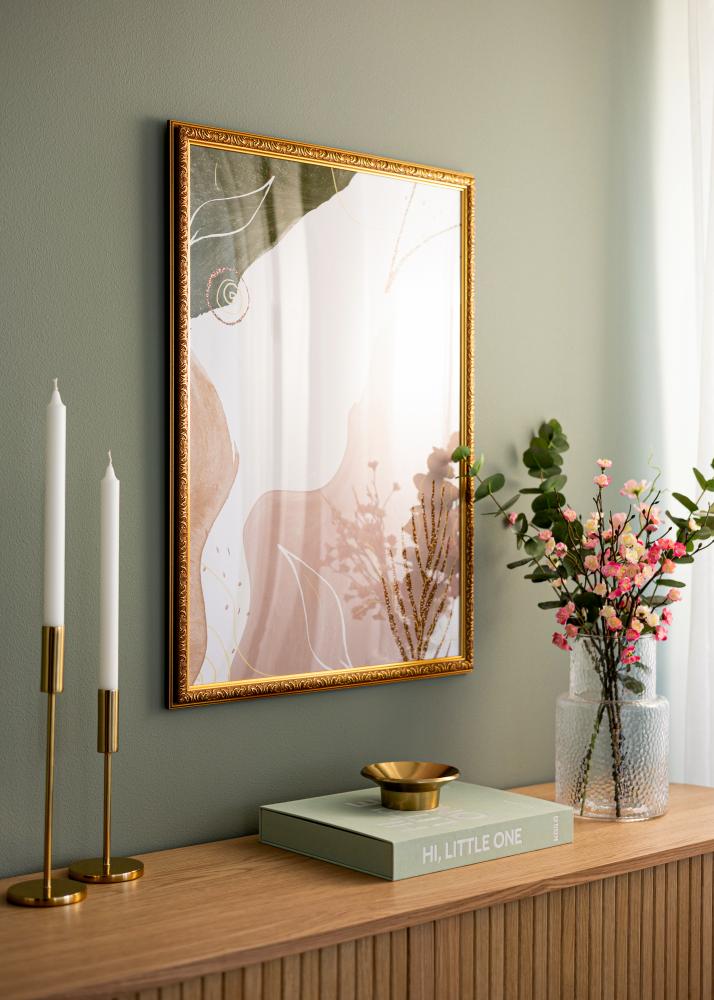 Rėmas Swirl Akrilo stiklas Auksas 30x40 cm