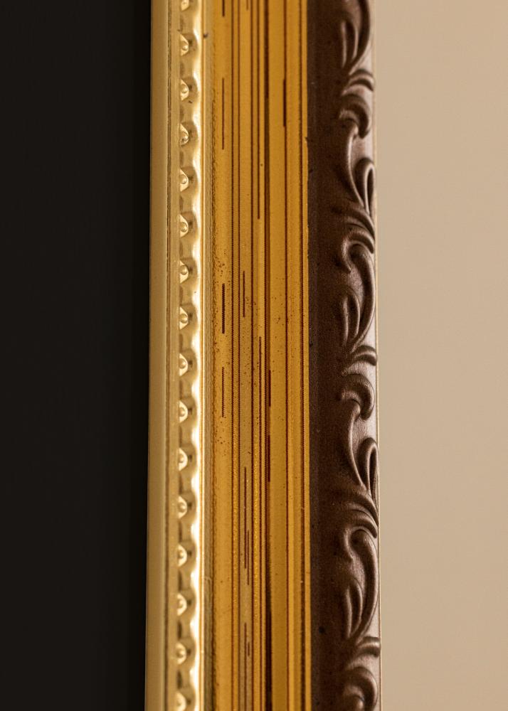 Rėmas Abisko Auksas 40x50 cm - Paspartu Juodas 27x35 cm