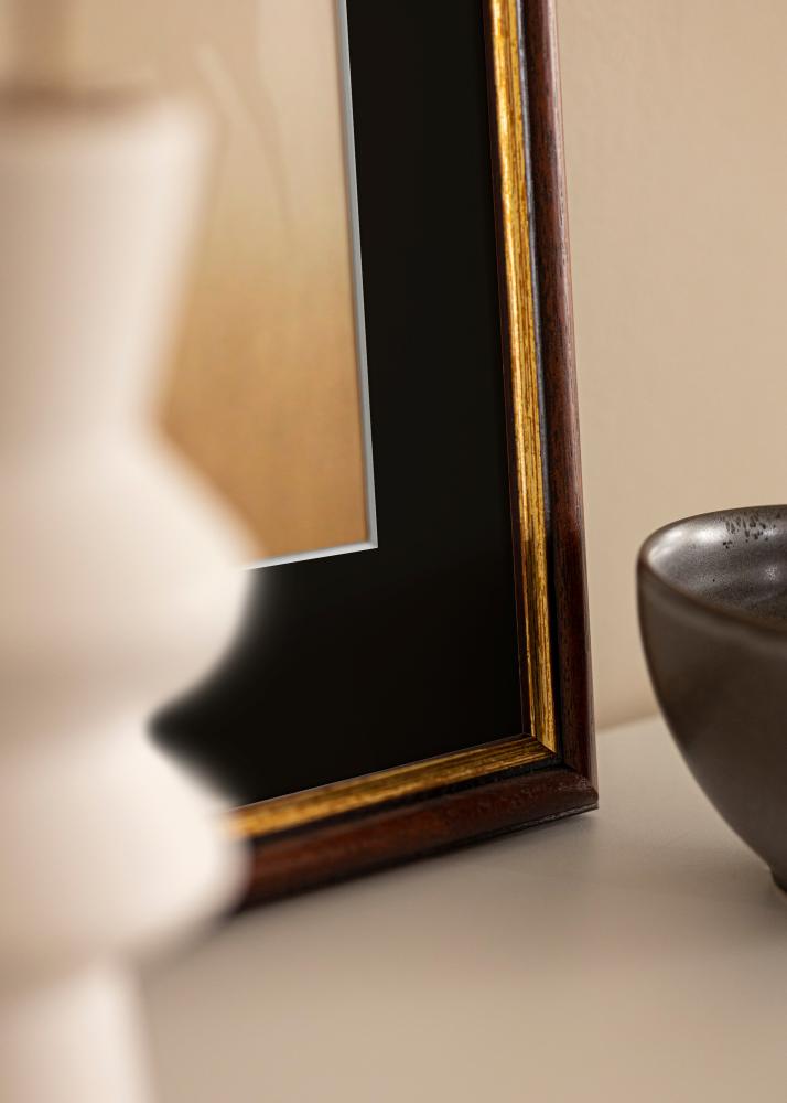 Rėmas Siljan Rudas 40x50 cm - Paspartu Juodas 27x35 cm