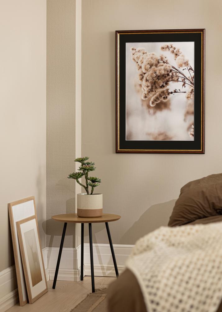 Rėmas Siljan Rudas 40x50 cm - Paspartu Juodas 27x35 cm