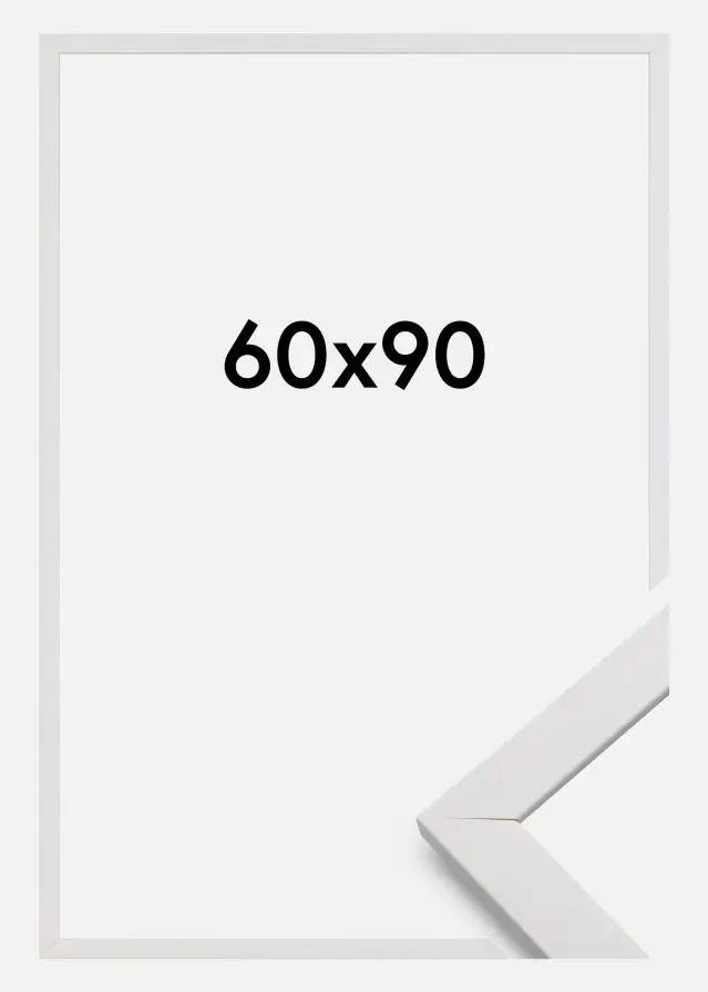 Rėmas Stilingas Akrilo stiklas Baltas 60x90 cm
