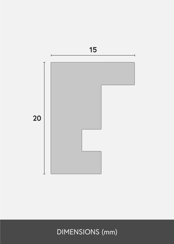 Rėmas Ares Akrilo stiklas Burr Walnut 29,7x42 cm (A3)