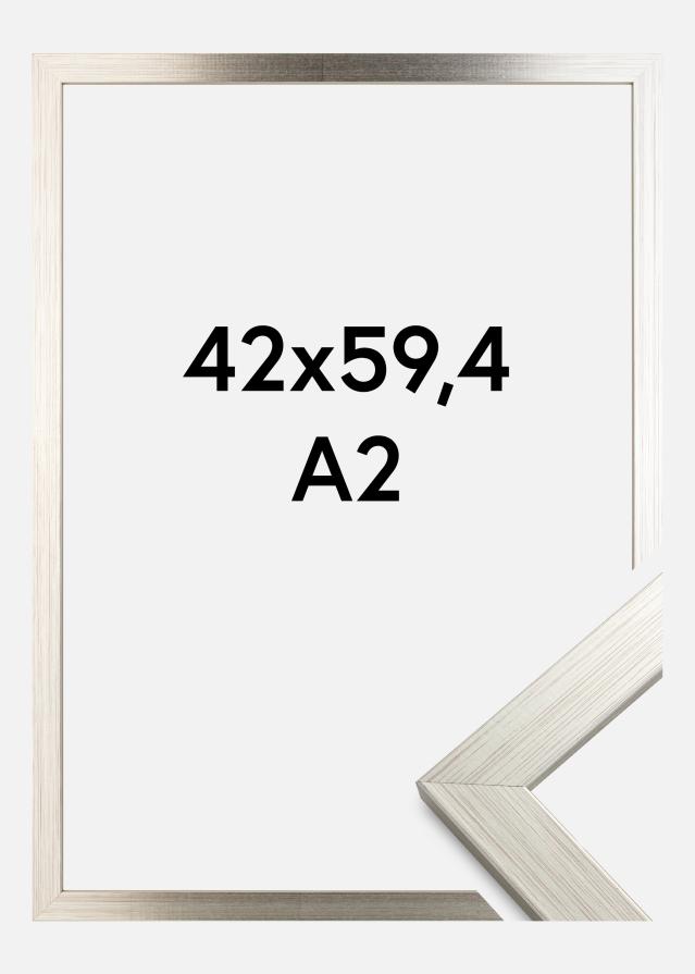 Rėmas Sidabras Wood 42x59,4 cm (A2)