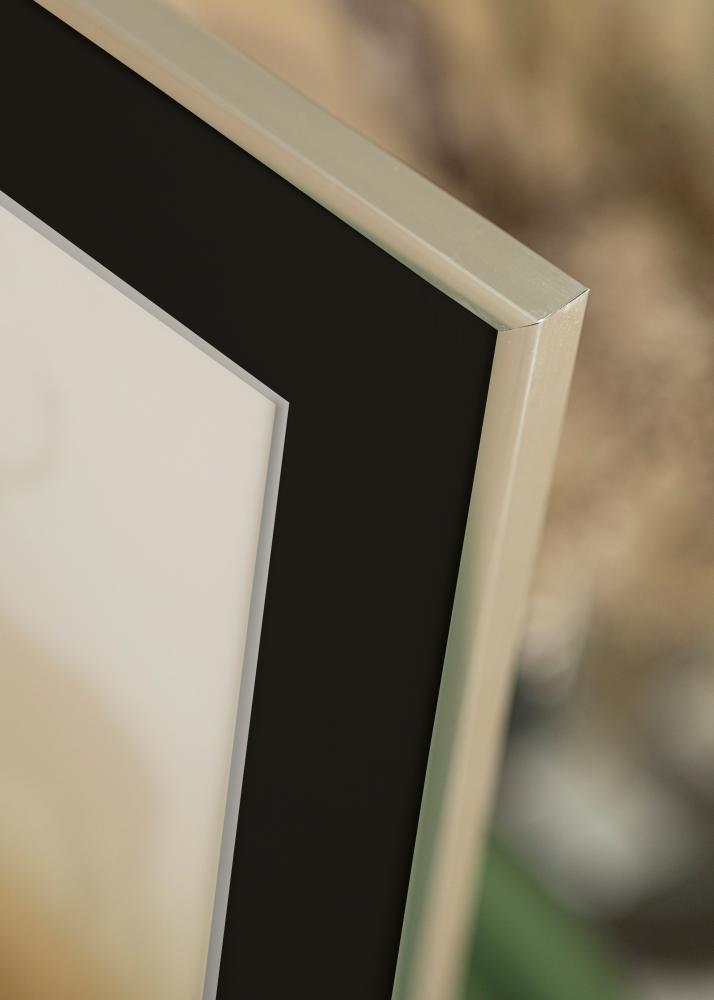 Rėmas New Lifestyle Sidabras 70x100 cm - Paspartu Juodas 61x91,5 cm