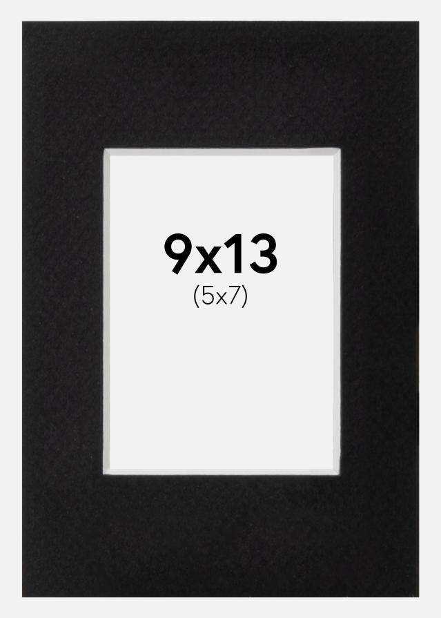 Paspartu Canson Juodas Balta šerdis 9x13 cm (5x7)