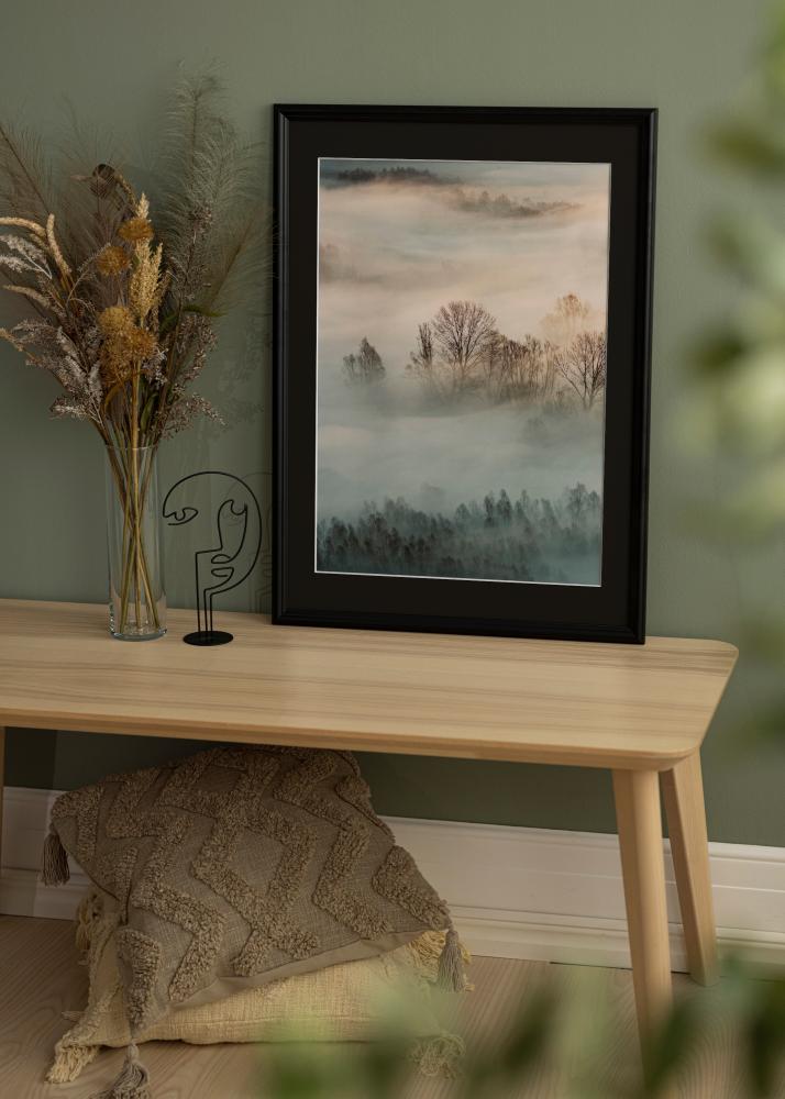 Rėmas Siljan Juodas 60x60 cm - Paspartu Juodas 50x50 cm