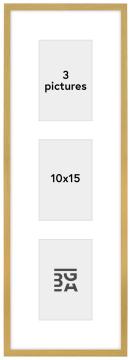 Edsbyn Koliažo rėmelis IV Auksas - 3 Paveikslėliai (10x15 cm)