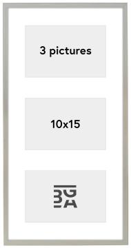 Edsbyn Koliažo rėmelis XV Sidabras - 3 Paveikslėliai (10x15 cm)