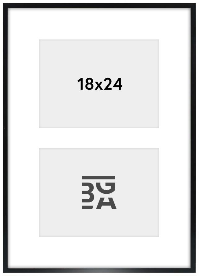 Edsbyn Koliažo rėmelis XXII Juodas - 2 Paveikslėliai (18x24 cm)