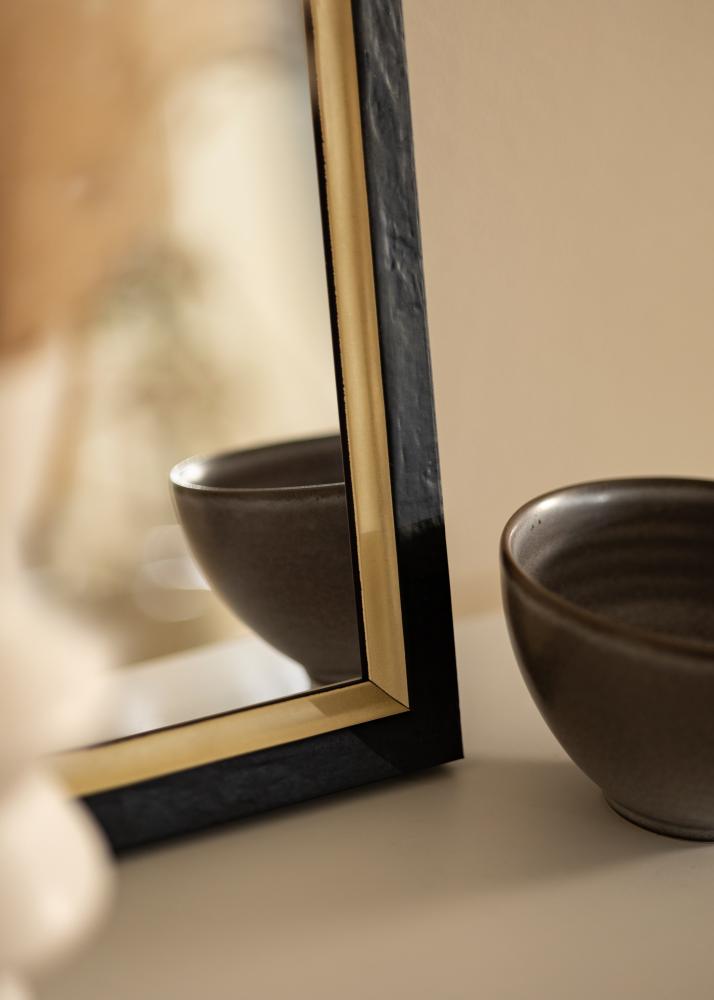 Veidrodis Leonie Juodas - Savo išmatavimai