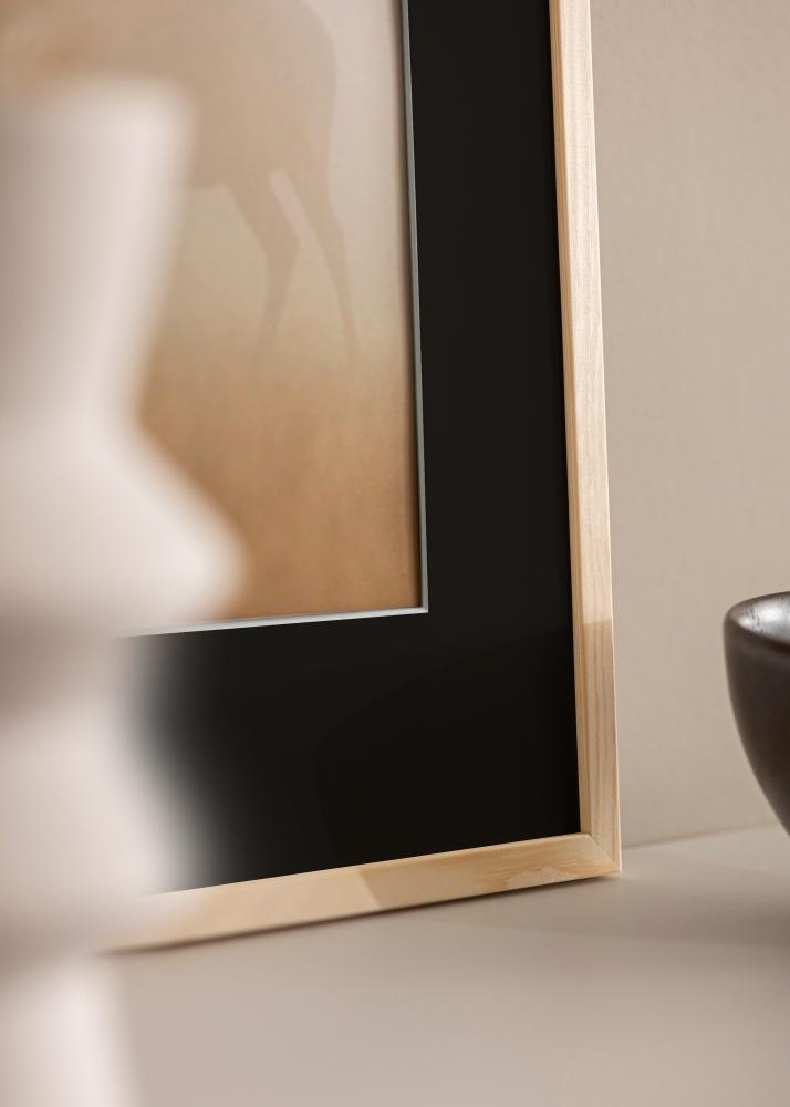 Rėmas Galant Pušis 40x50 cm - Paspartu Juodas 12x16 inches