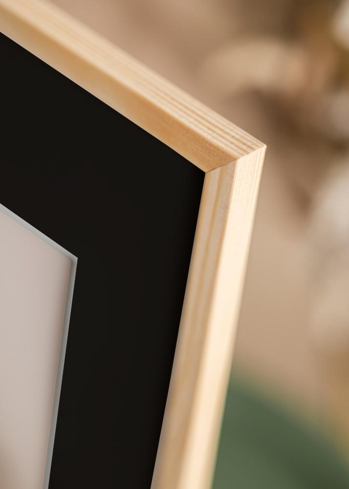 Rėmas Galant Pušis 40x50 cm - Paspartu Juodas 12x16 inches