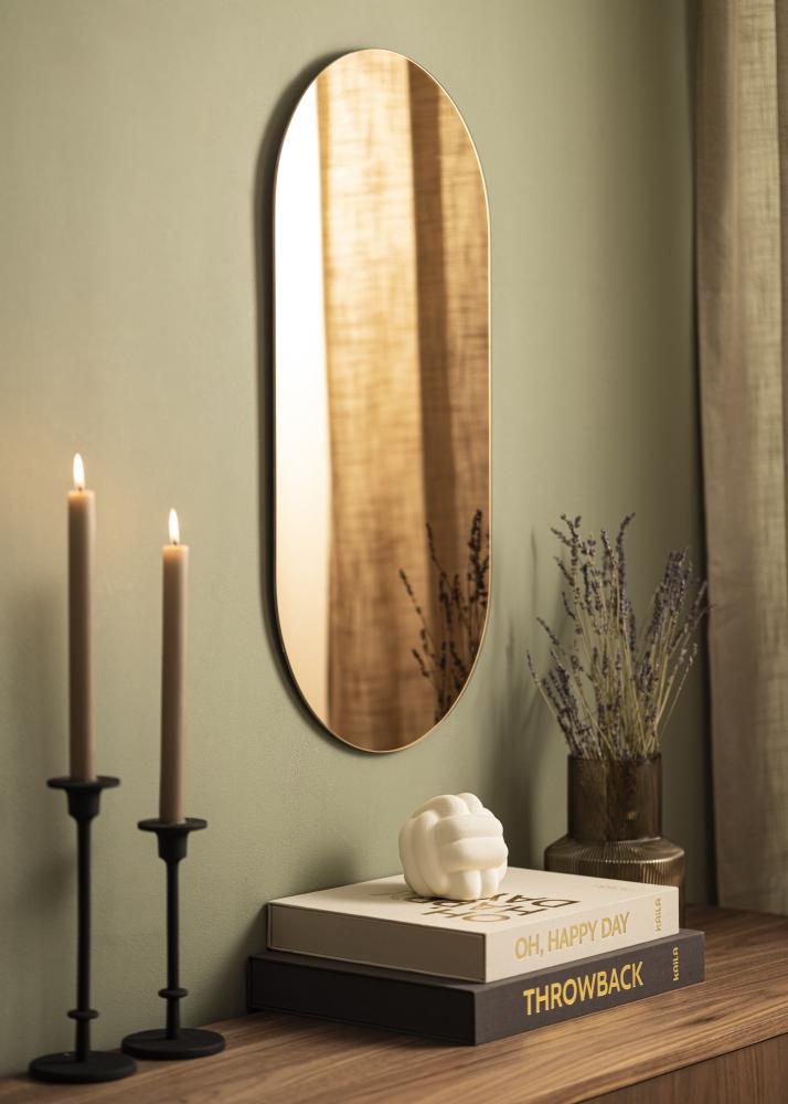 KAILA Veidrodis Ovalus Rose Gold 35x70 cm