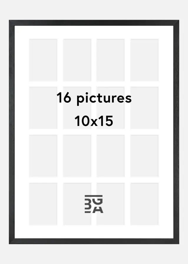 Black Wood - 16 Paveikslėliai Koliažas