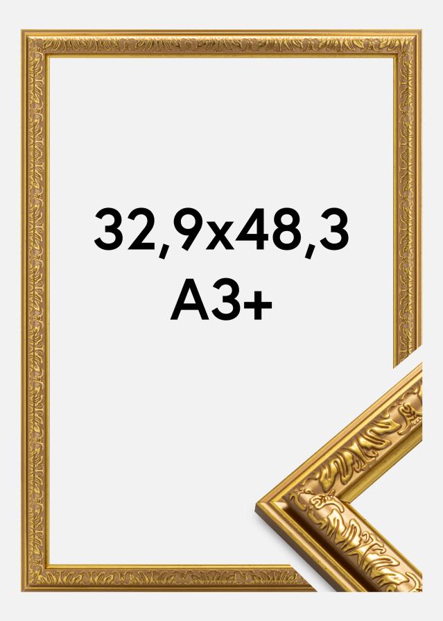 Rėmas Nostalgia Akrilo stiklas Auksas 32,9x48,3 cm (A3+)