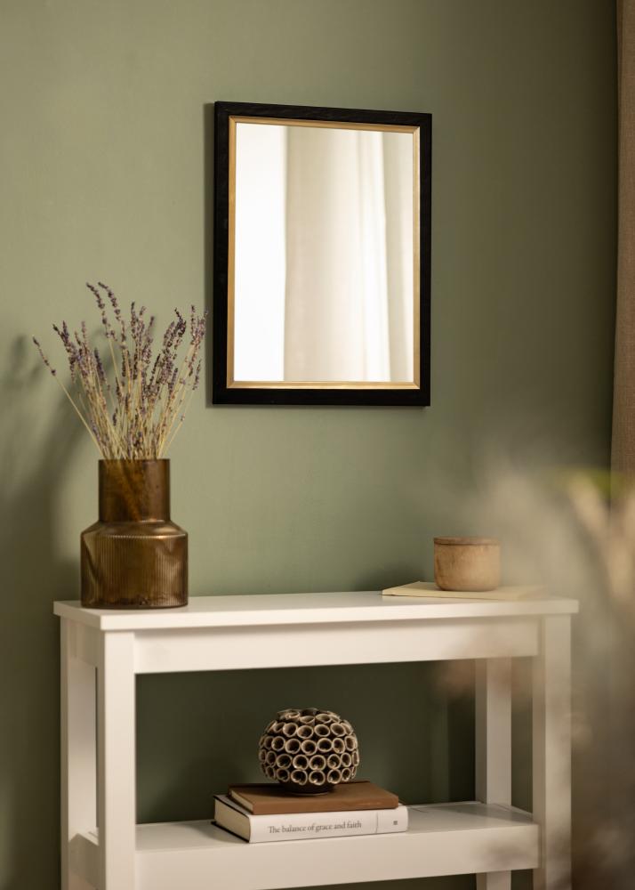 Veidrodis Leonie Juodas - Savo išmatavimai