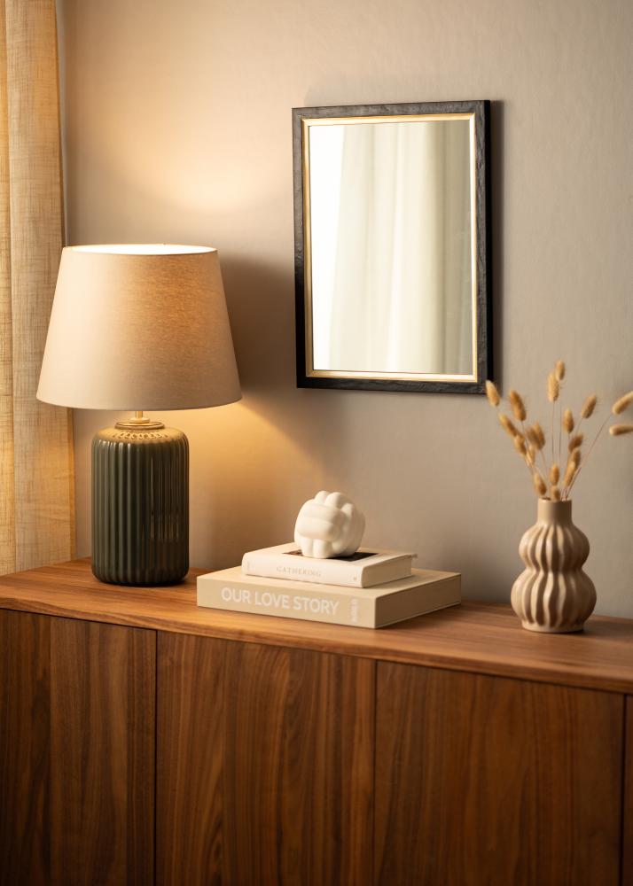 Veidrodis Leonie Juodas - Savo išmatavimai