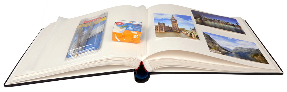 Henzo Eglė Cara Premium Nuotraukų albumas - Juodas (100 Balti Puslapiai)