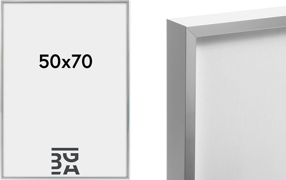 Nuotraukos su elegantišku sidabriniu rėmu