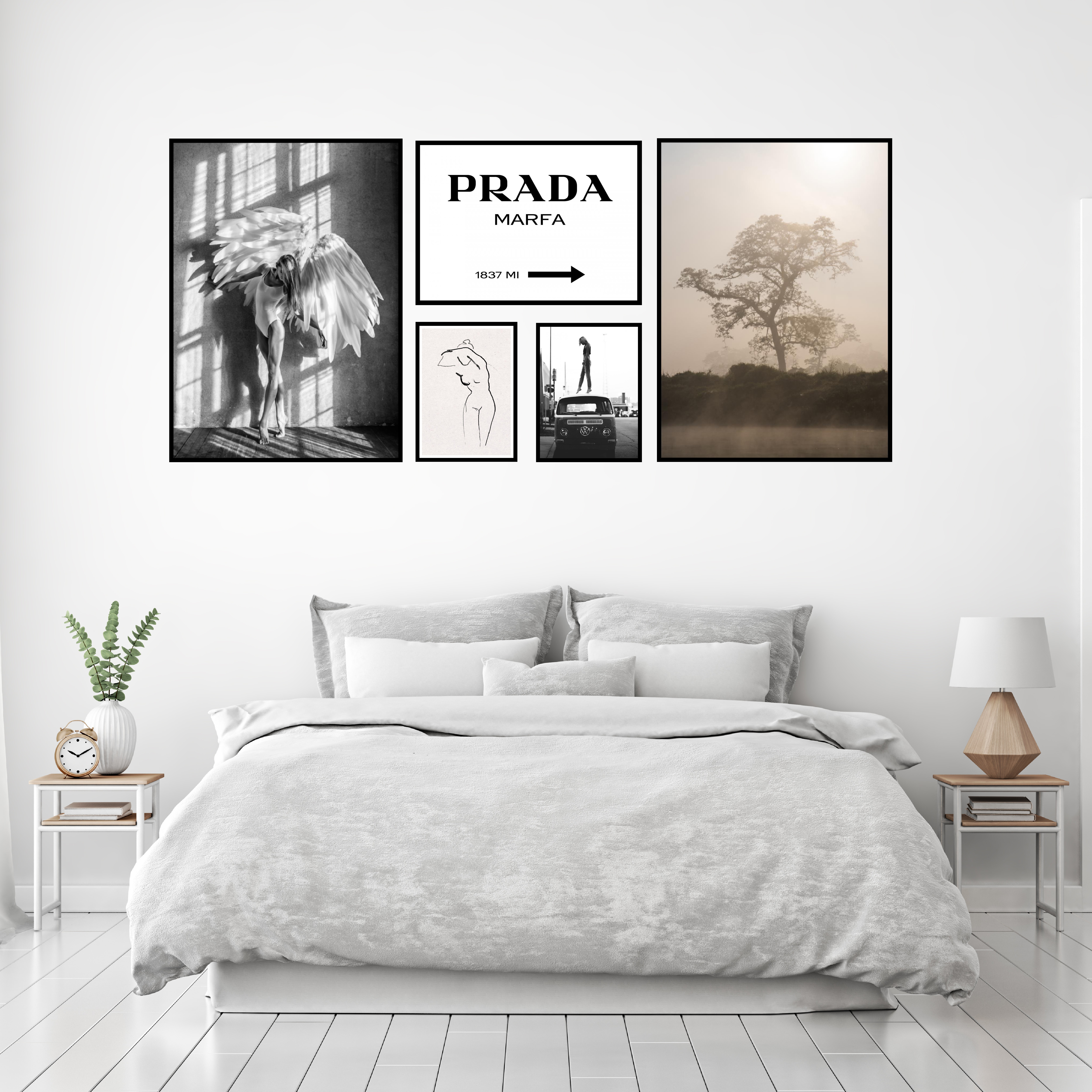 Paveikslų siena lygūs kraštai