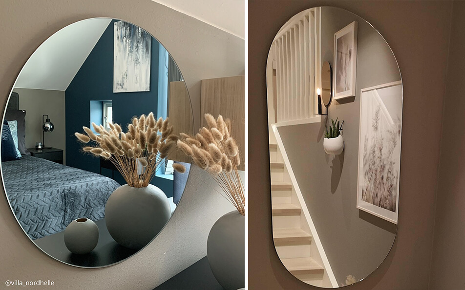 Veidrodis miegamajame - veidrodis prieškambaryje