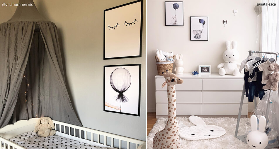 Vaikų kambario interjeras - plakatai vaikų kambariui